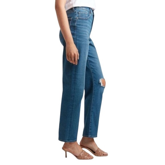 Express Super High Rise Modern Straight Jeans- 8- NWT - Picture 7 of 15